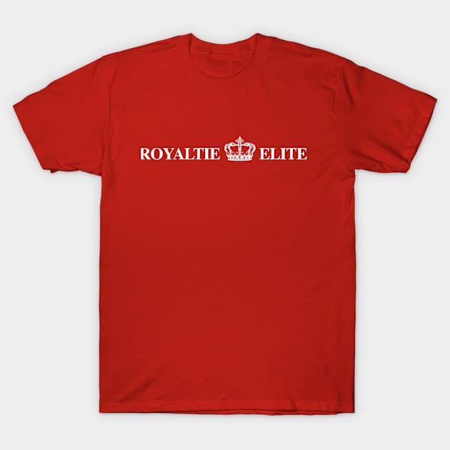 Royaltie White Print T-Shirt by RoyaltieElite